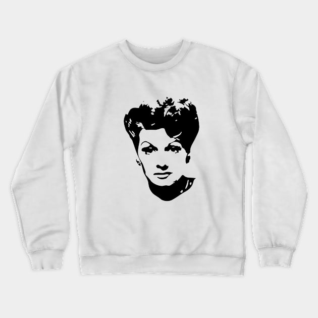 Lucy Pen and Ink Art Crewneck Sweatshirt by AdrianaHolmesArt